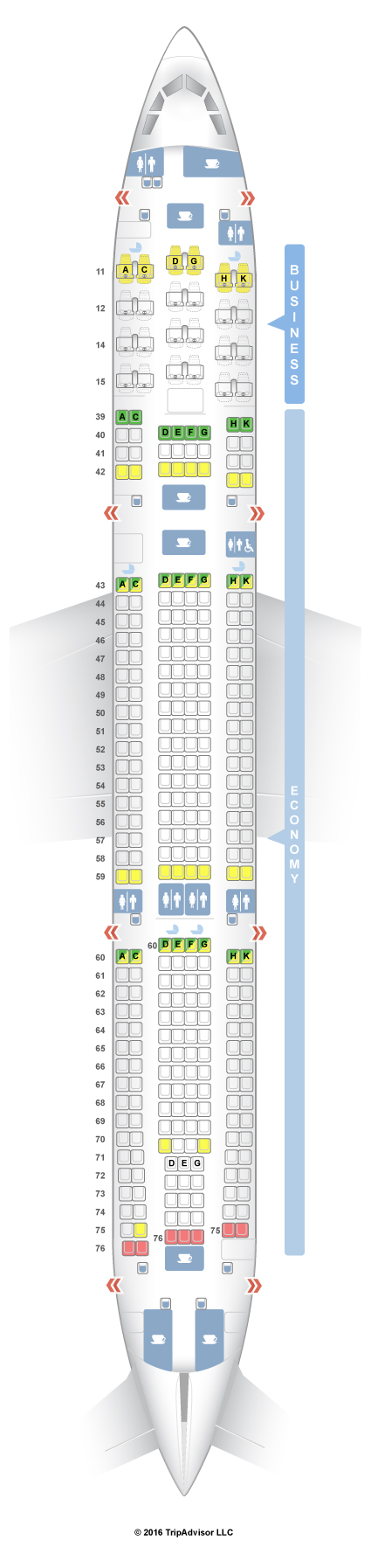 Cathay Pacific A330 Seat Map Seatguru Seat Map Cathay Pacific - Seatguru