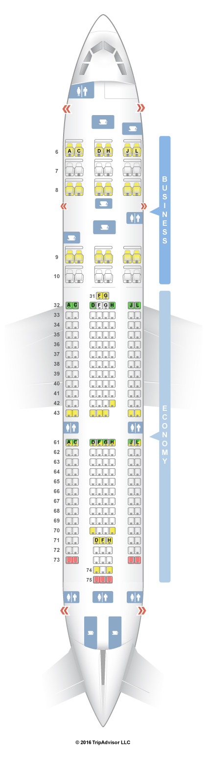 Eastern Airlines Seat Map Seatguru Seat Map China Eastern - Seatguru