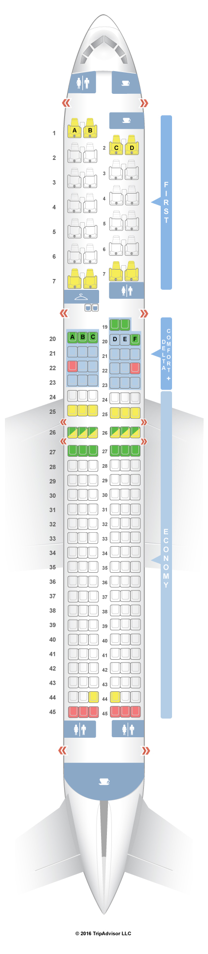 SeatGuru Seat Map Delta