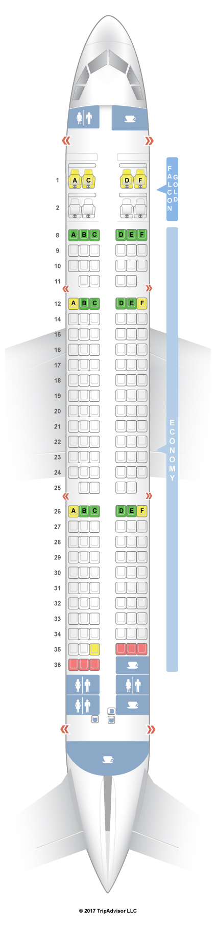 SeatGuru Seat Map Gulf Air