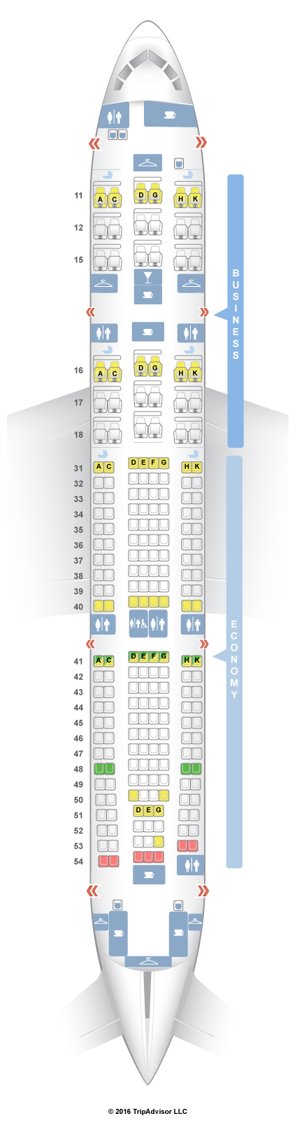 Kuwait Airways Seat Map Seatguru Seat Map Hainan Airlines - Seatguru