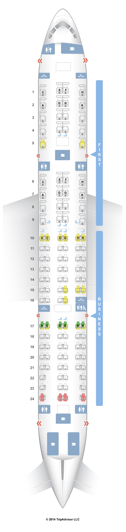 SeatGuru Seat Map Hainan Airlines