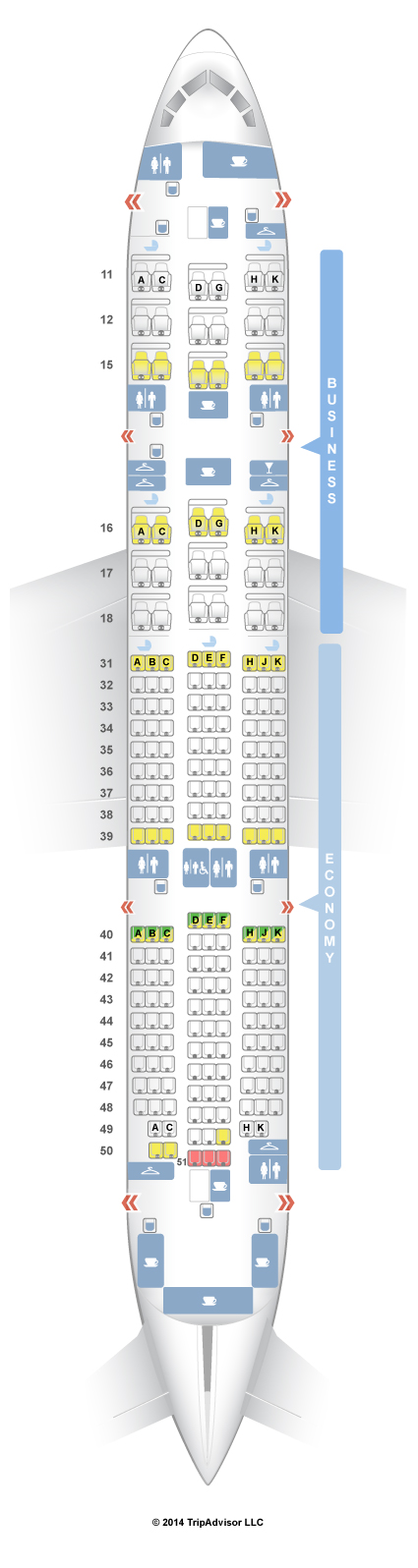 Hainan Airlines Flight Map Seatguru Seat Map Hainan Airlines - Seatguru