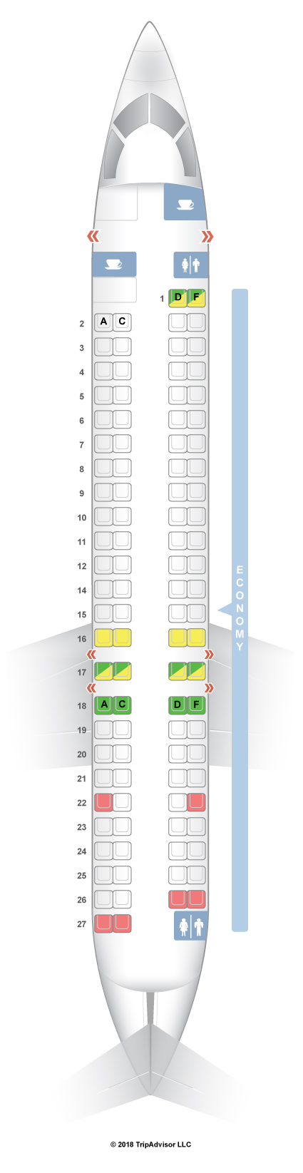 Crj 1000 Seat Map Seatguru Seat Map Iberia - Seatguru