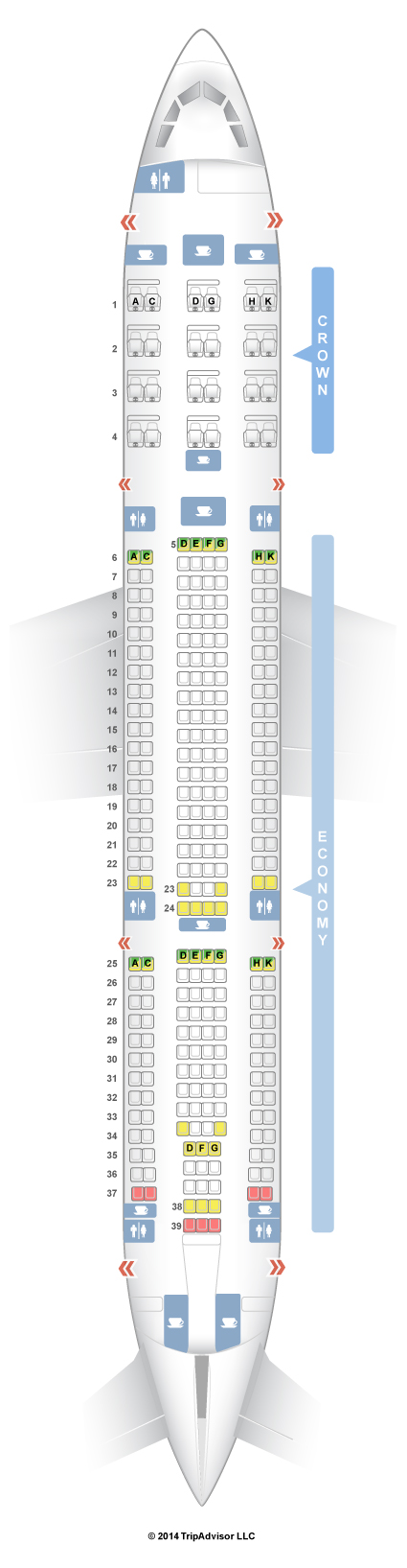 Royal Jordanian 787 Seat Map Seatguru Seat Map Royal Jordanian - Seatguru