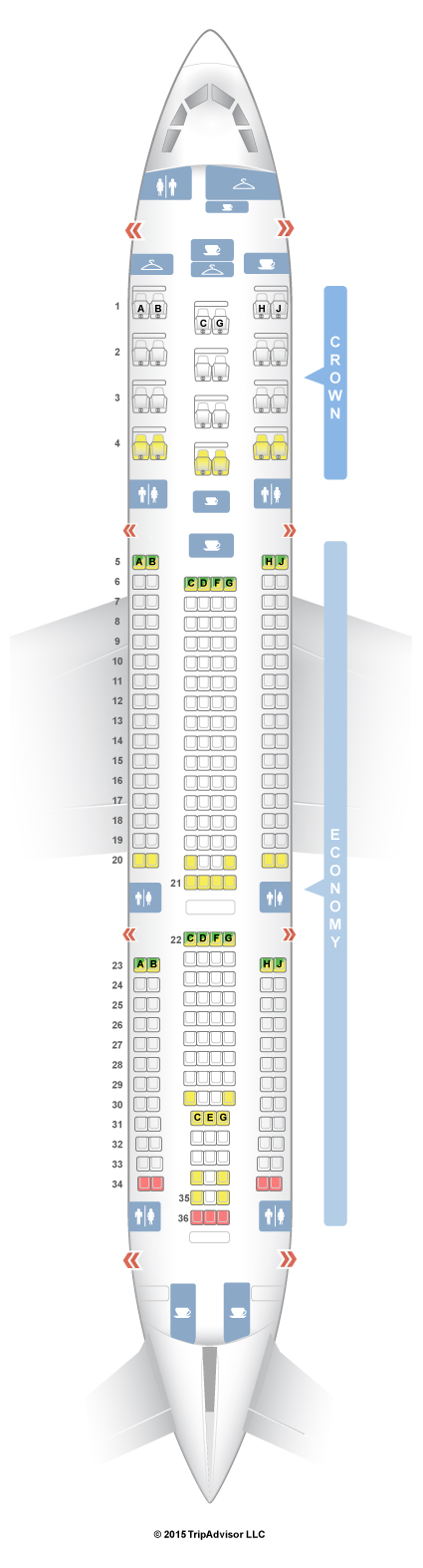 Royal Jordanian 787 Seat Map Seatguru Seat Map Royal Jordanian - Seatguru