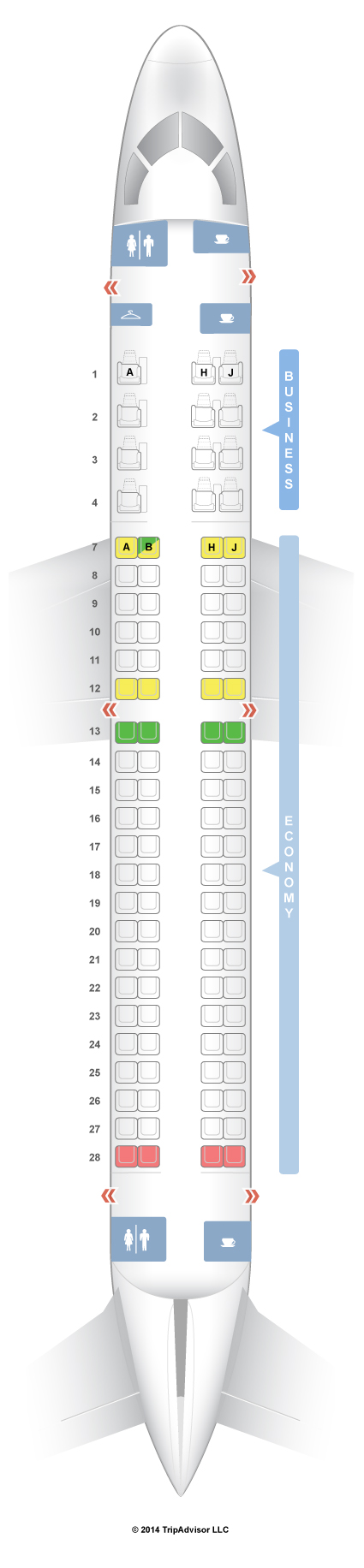 Embraer 195 Seat Map Seatguru Seat Map Royal Jordanian - Seatguru