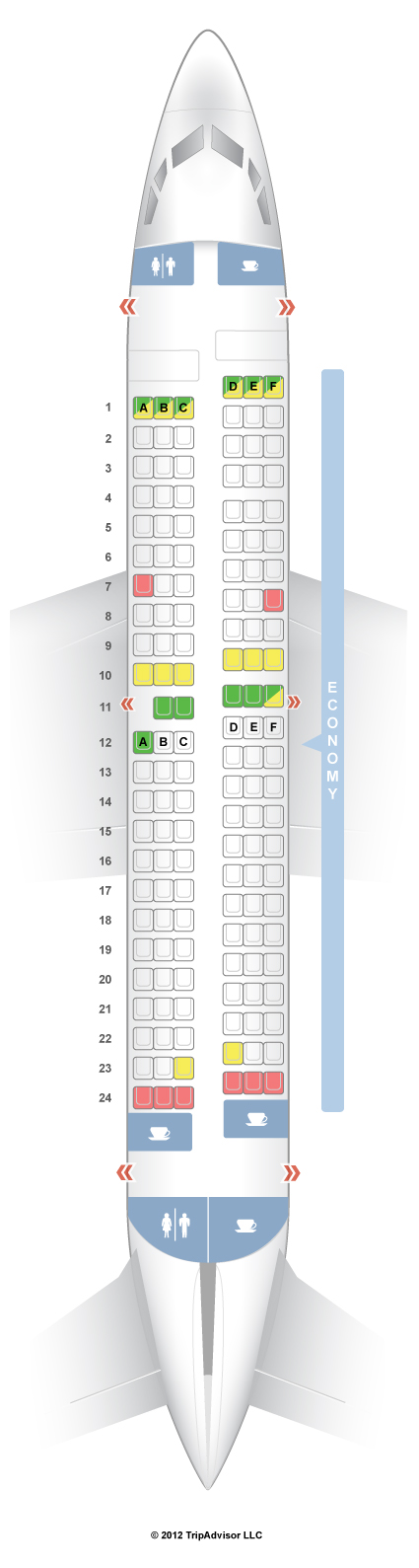Sun Country Airlines Seating Chart Seatguru Seat Map Southwest Seatguru