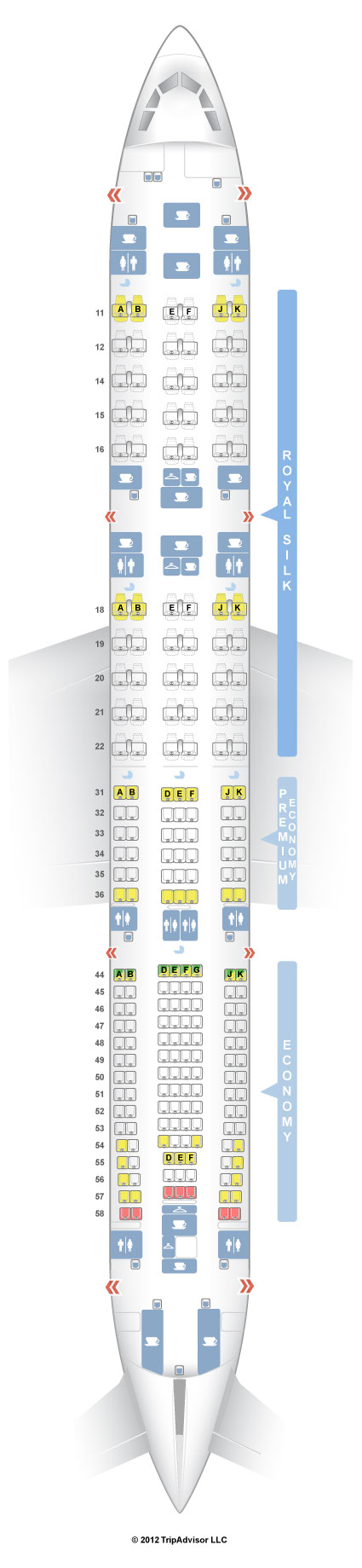 Seatguru Seat Map Thai