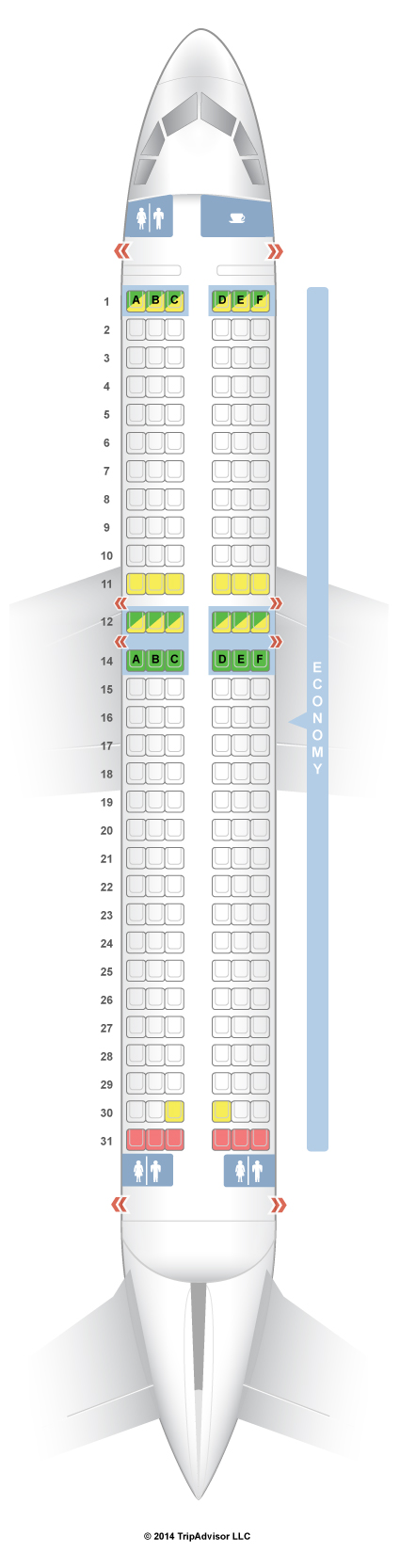 SeatGuru Seat Map Vanilla Air