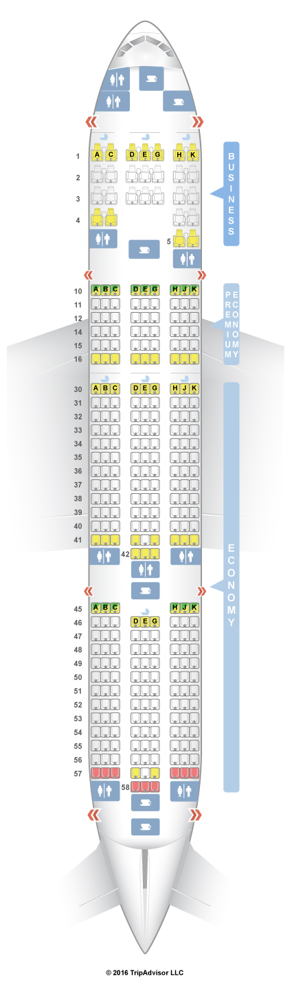 Vietnam Airlines Seat Map Seatguru Seat Map Vietnam Airlines - Seatguru
