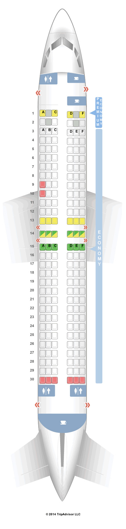 SeatGuru Seat Map Virgin Australia - SeatGuru