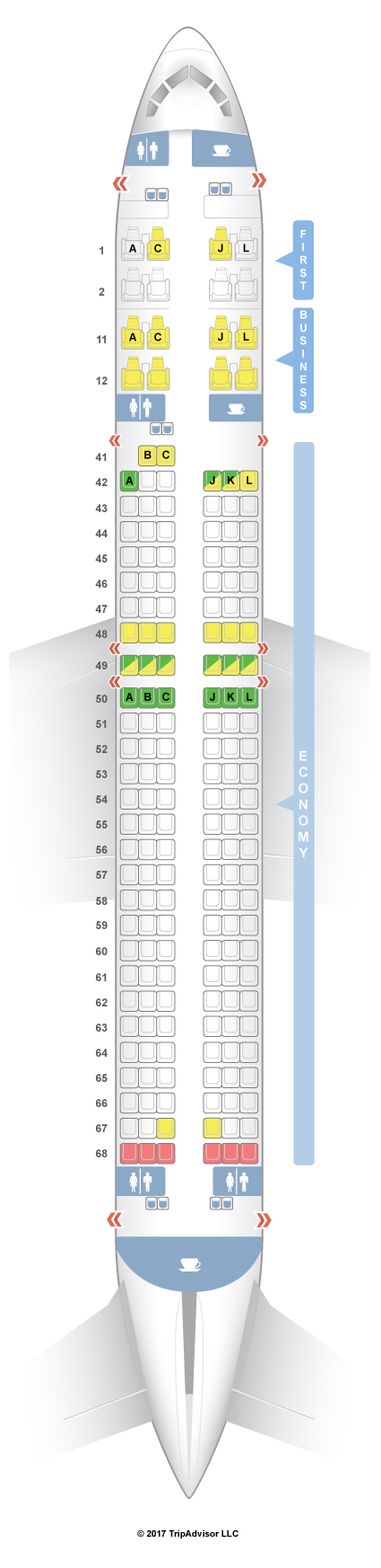 SeatGuru Seat Map Xiamen Airlines