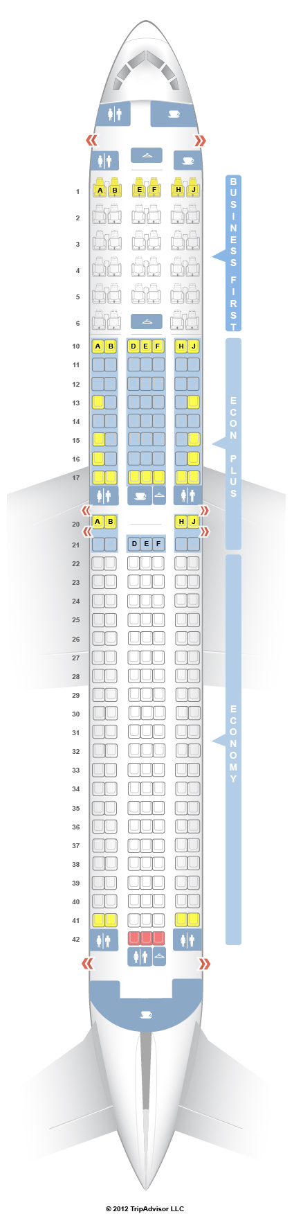 SeatGuru Seat Map United