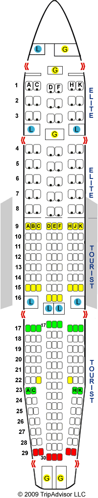 SeatGuru Seat Map Mexicana