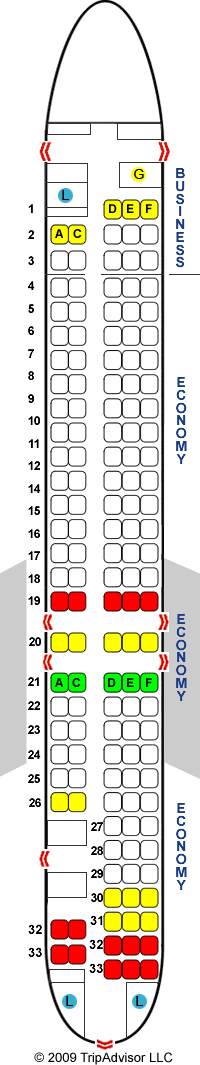 SeatGuru Seat Map SAS