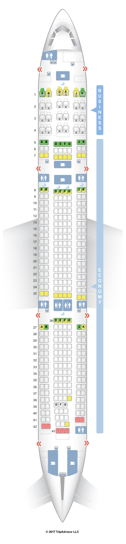 Seatguru Seat Map Fiji Airways