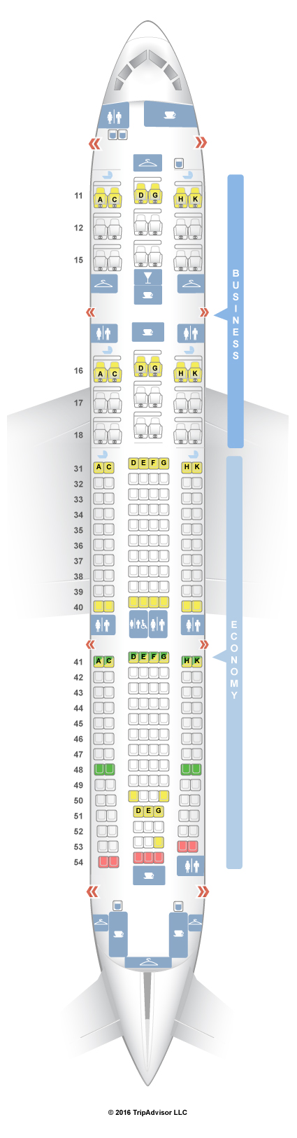 Seatguru Seat Map Hainan Airlines