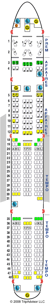 SeatGuru Seat Map Air France