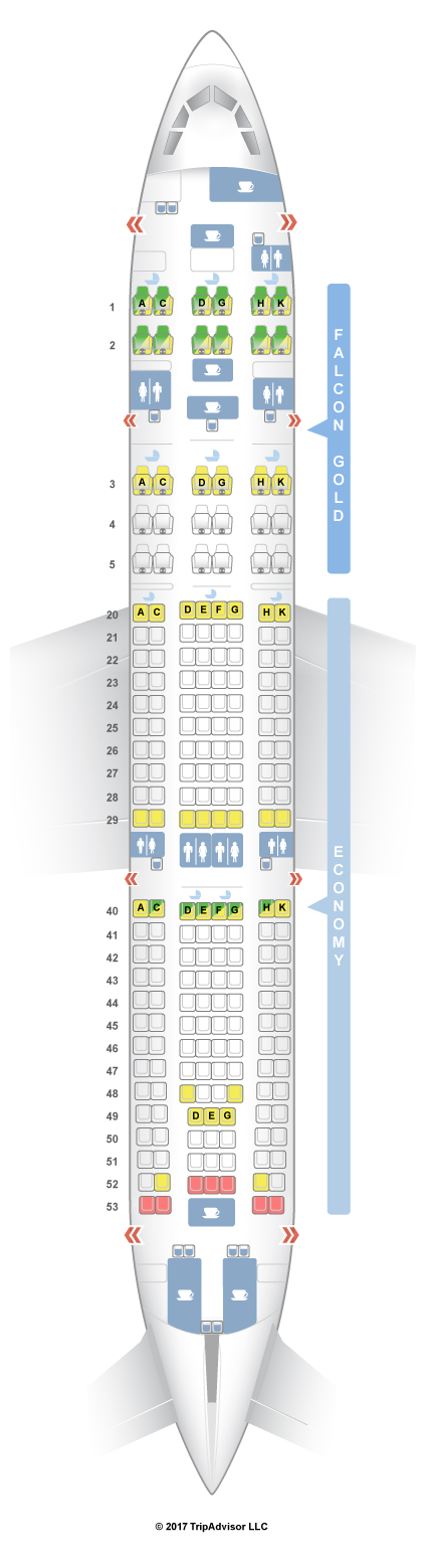 SeatGuru Seat Map Gulf Air