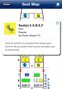 Seat map advice