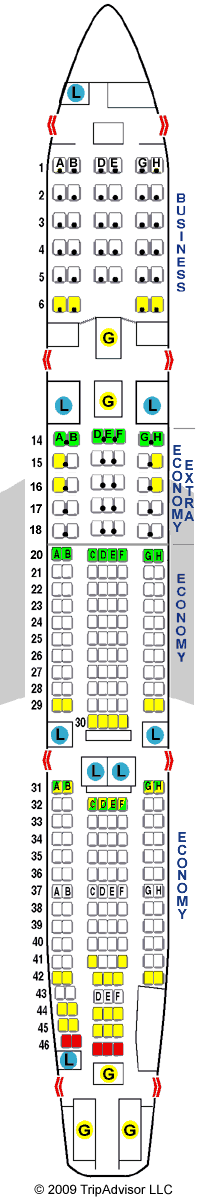 Airbus Industrie A330 Seat Map - Image to u