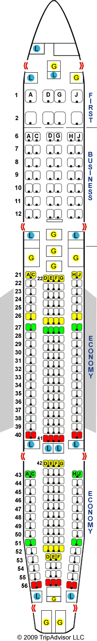 China Eastern 332 Seat Map