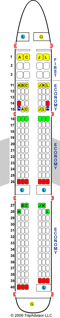 SeatGuru Seat Map Air China Airbus A321 (321) V1