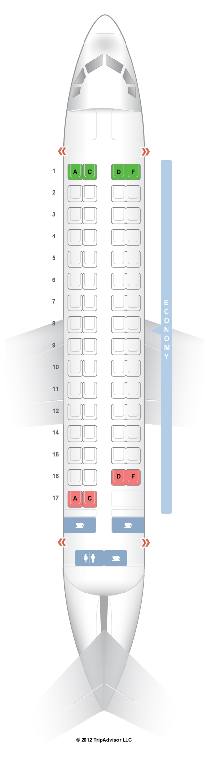 Norra atr 72 seat map