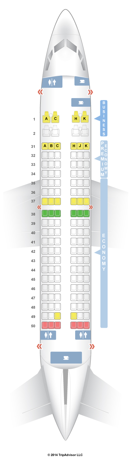 SeatGuru Seat Map China Southern Boeing 737-700 (737) V2