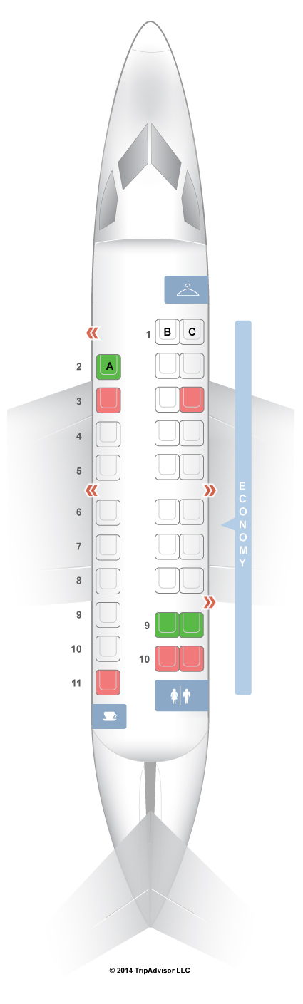 Embraer 135 Seating Chart