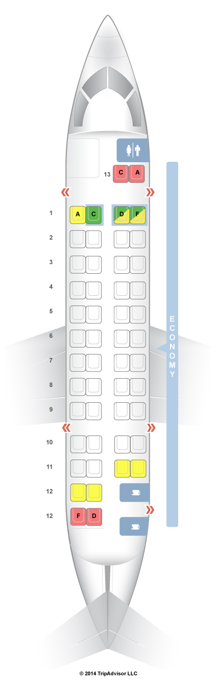 Dhc 8 400 схема салона