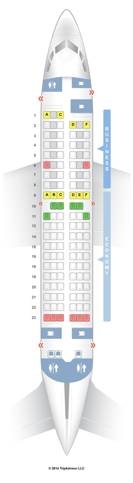 SeatGuru Seat Map Lufthansa Boeing 737-500 (735)