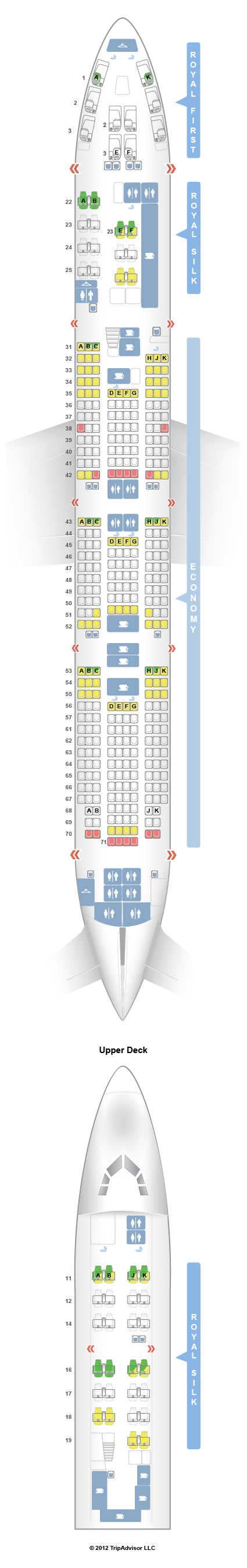 Ba 744 seat map
