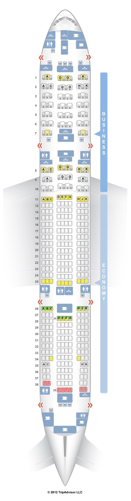 Ba 777 300 seat map