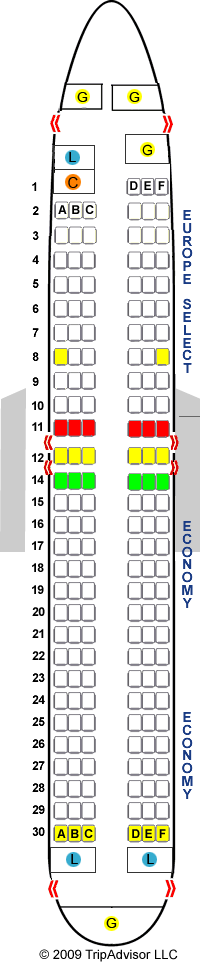 Klm Boeing 737 800 Seat Map