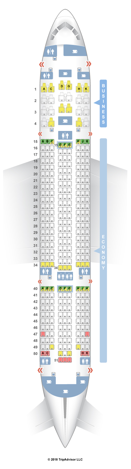 Seating Plan 787 Dreamliner Air India