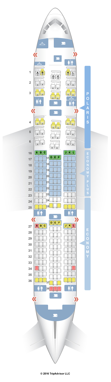 Seat Map United Airlines Boeing B787 8 Dreamliner Seatmaestro Images
