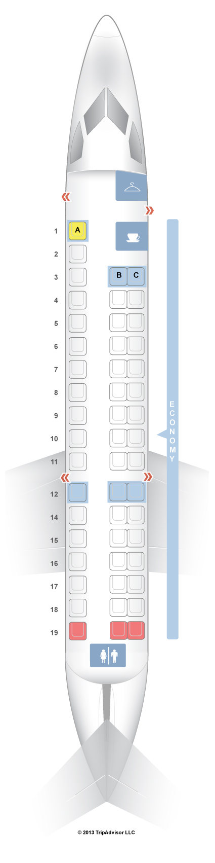 United Airlines Seating Chart Embraer Rj145 لم يسبق له مثيل الصور
