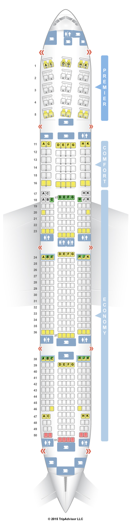 SeatGuru Seat Map Aeroflot Boeing 777-300ER (773)