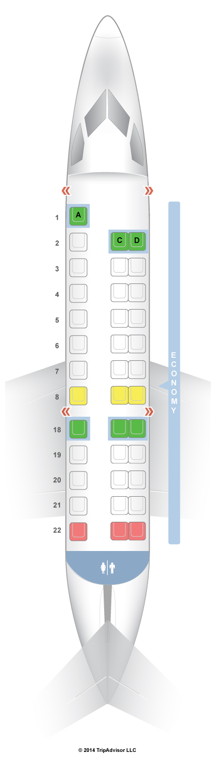 SeatGuru Seat Map United Embraer ERJ-135