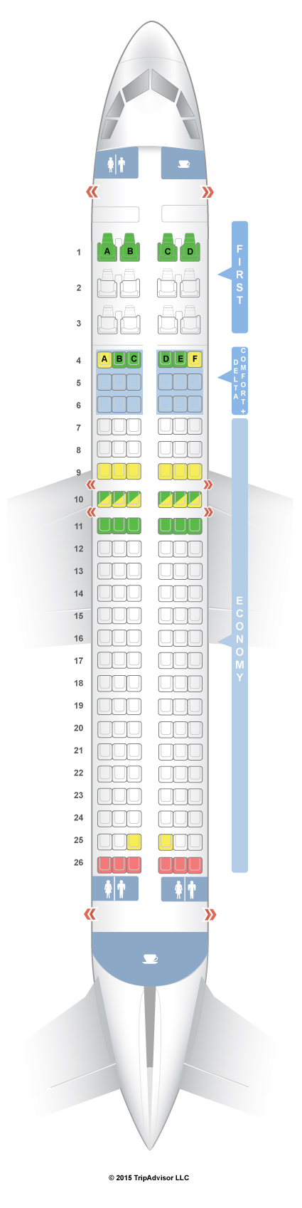 Delta Md 90 Seat Map Image Gallery Md 90 Seating Delta Md 90