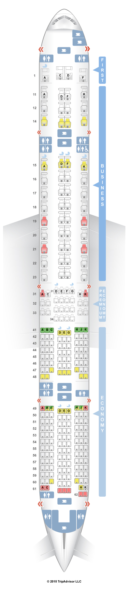 Turkish Airlines 777 Seating Chart